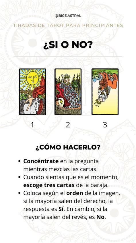 pregunta si o no tarot|TAROT SI o NO: Obtén Respuestas Gratis con el。